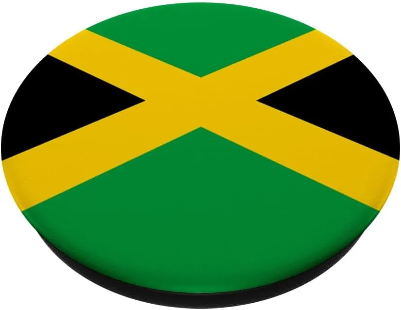 Jamaican flag Jamaica PopSockets PopGrip: Swappable Grip for Phones & Tablets PopSockets Standard PopGrip