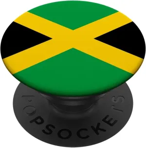 Jamaican flag Jamaica PopSockets PopGrip: Swappable Grip for Phones & Tablets PopSockets Standard PopGrip