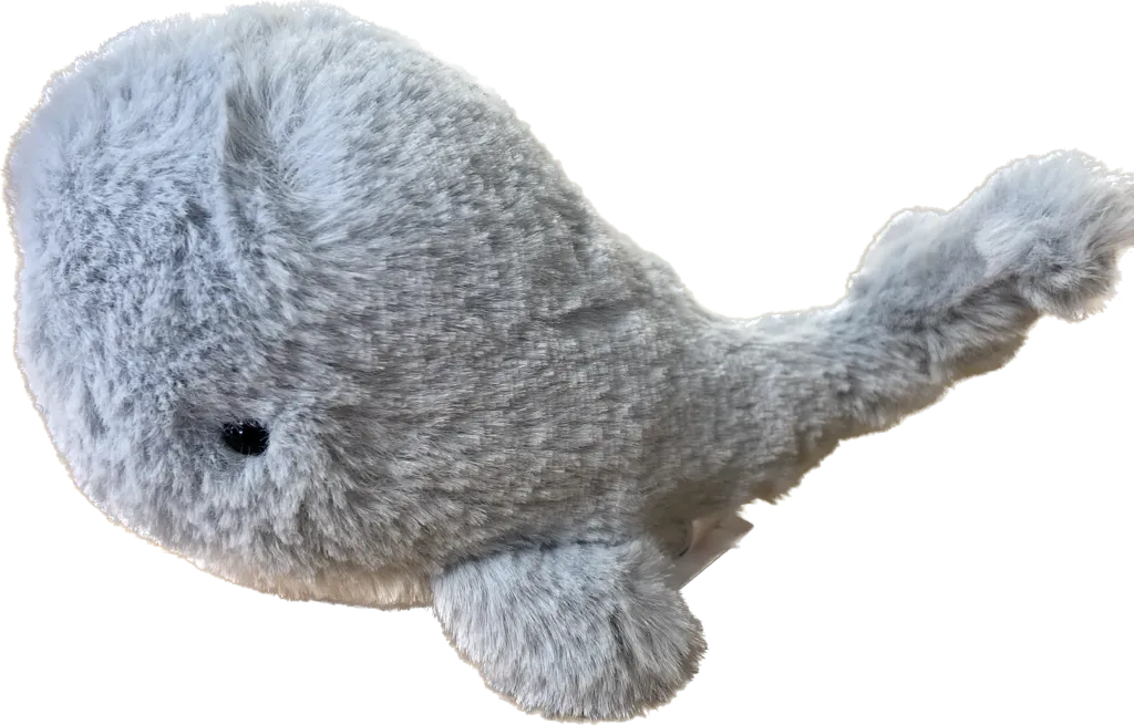 Jellycat Grey Wavelly Whale