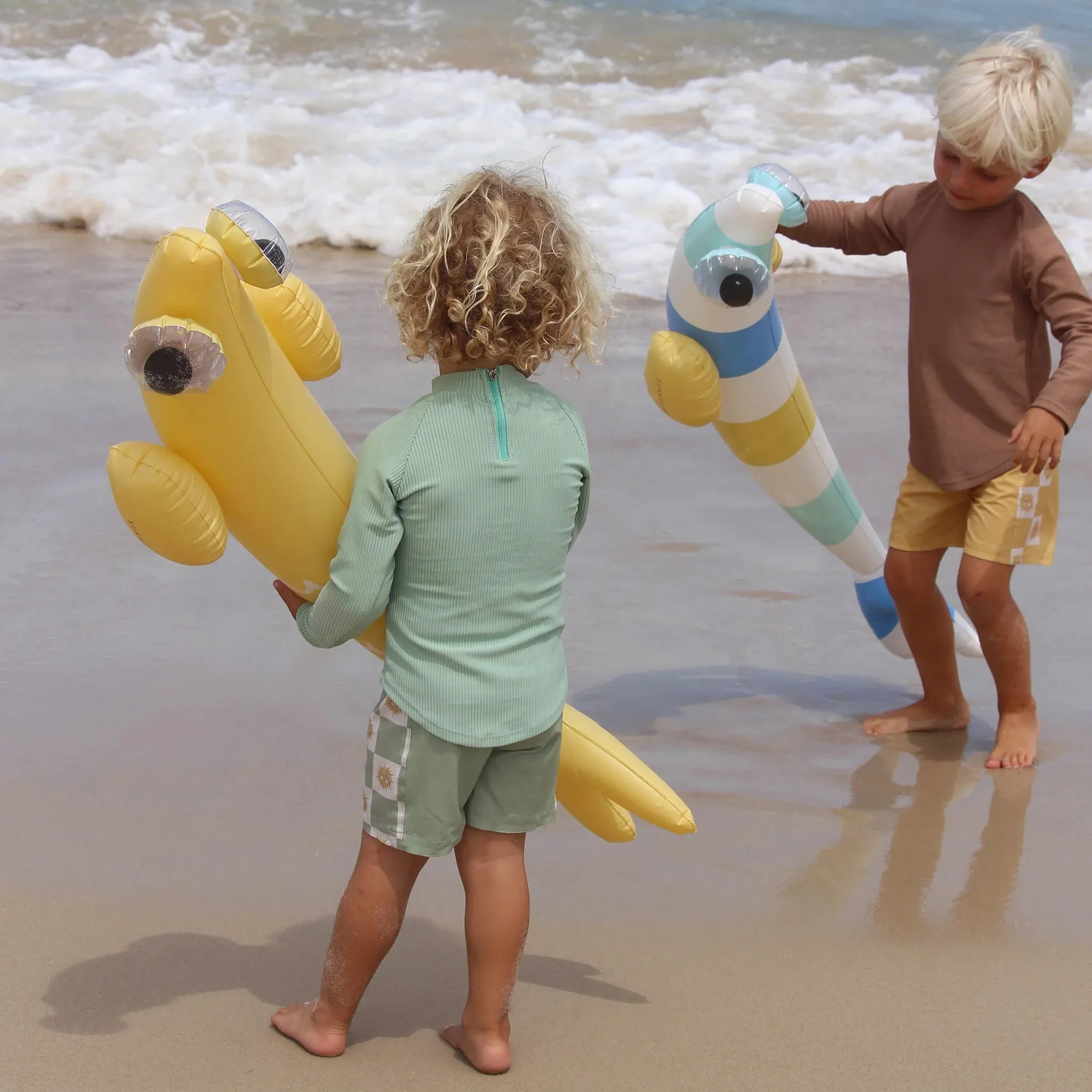Kids Inflatable Noodle - Finn the Fish Multi - Set of 2