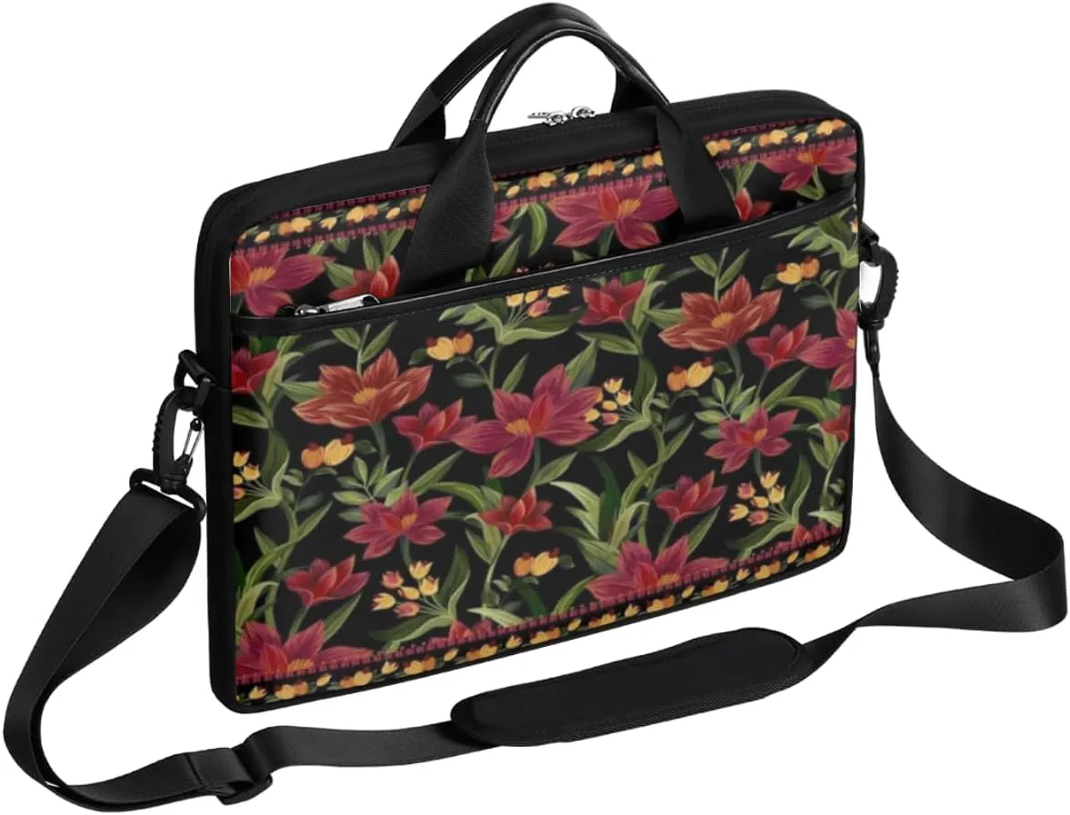 Laptop Bag Case Shoulder Messenger Carrying Bag 13 14 15 Inch Waterproof Computer Sleeve Cover
