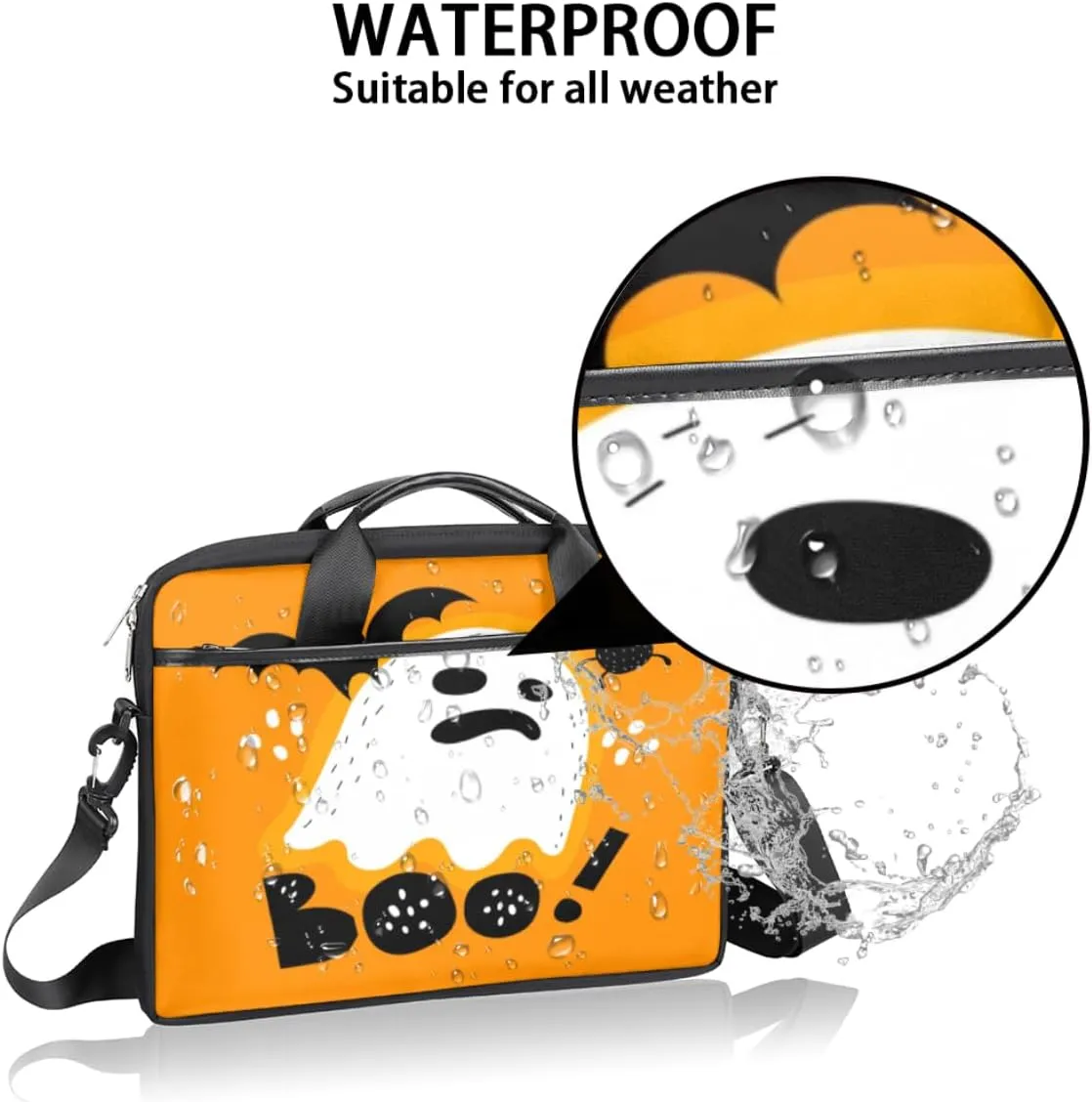 Laptop Bag Case Shoulder Messenger Carrying Bag 13 14 15 Inch Waterproof Computer Sleeve Cover