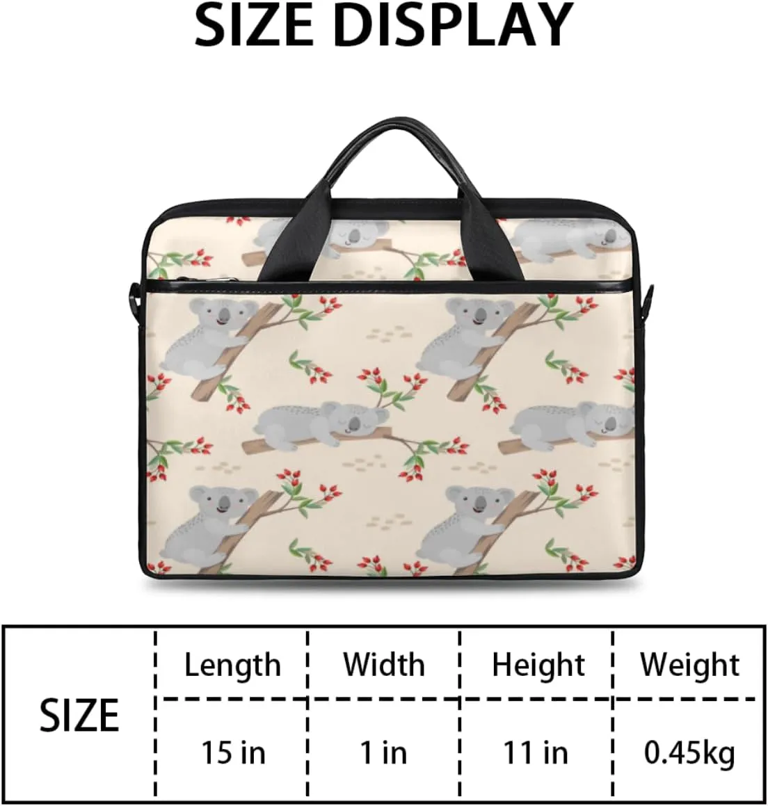 Laptop Bag Case Shoulder Messenger Carrying Bag 13 14 15 Inch Waterproof Computer Sleeve Cover