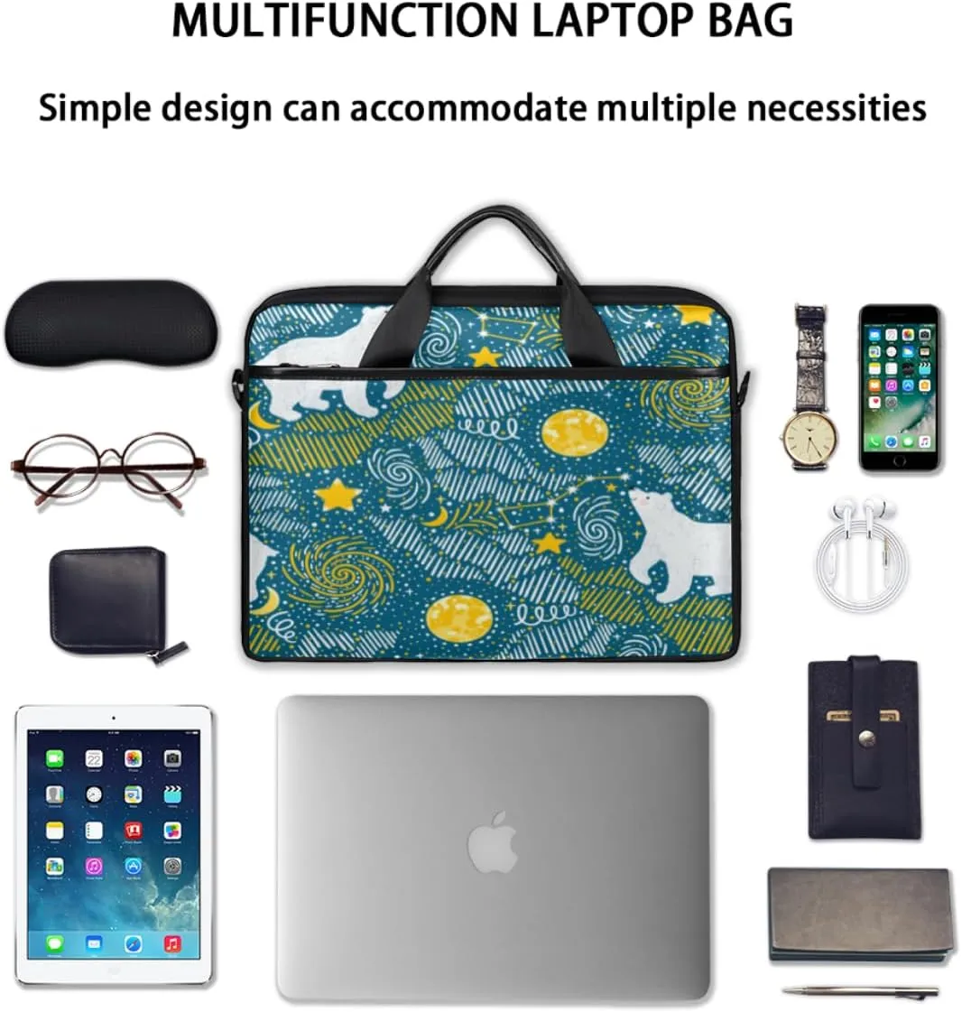 Laptop Bag Case Shoulder Messenger Carrying Bag 13 14 15 Inch Waterproof Computer Sleeve Cover