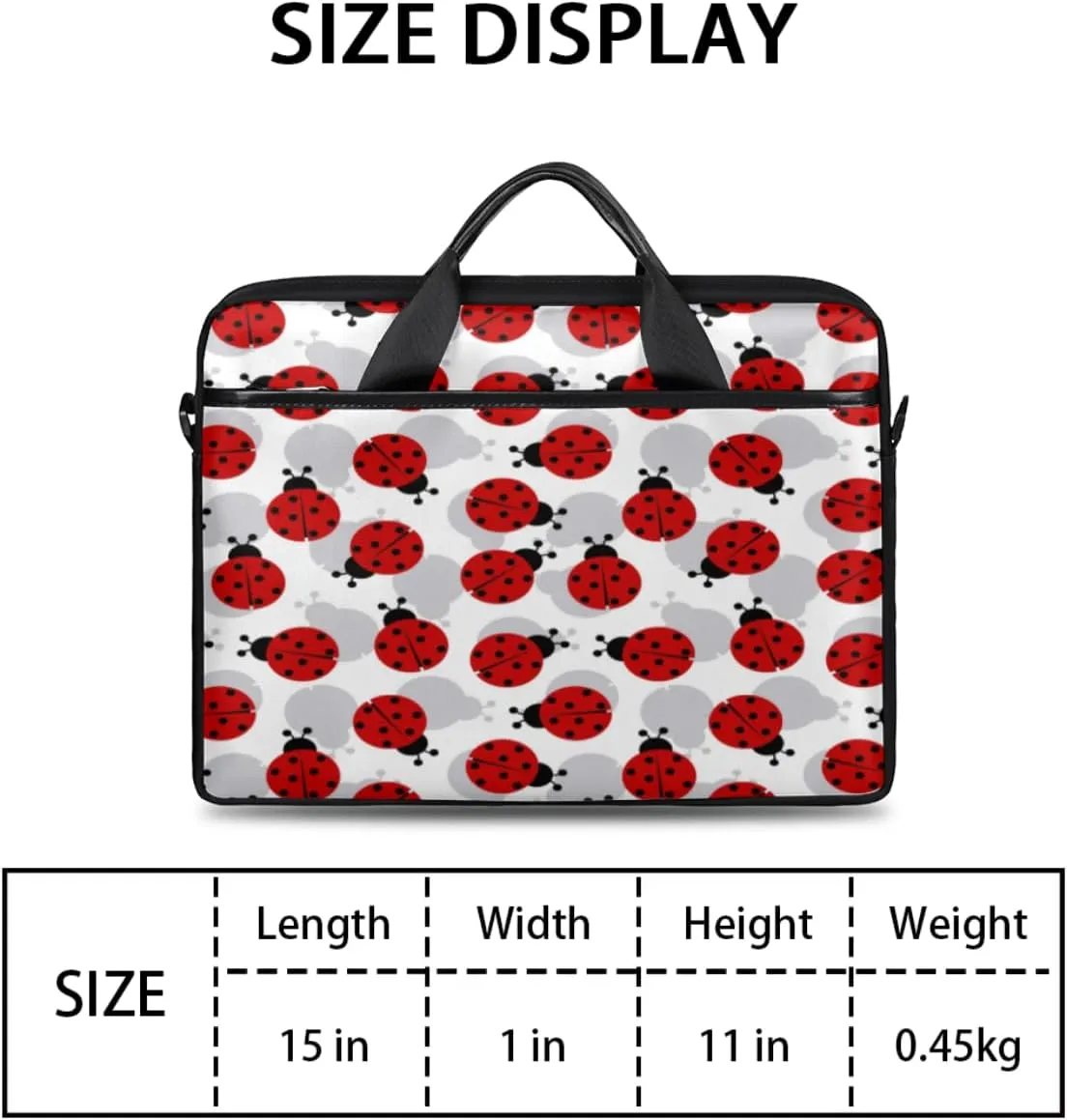 Laptop Bag Case Shoulder Messenger Carrying Bag 13 14 15 Inch Waterproof Computer Sleeve Cover
