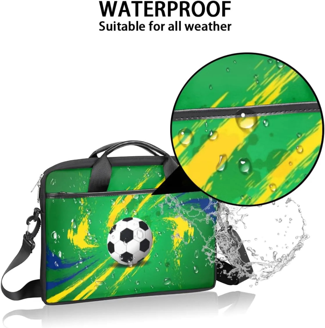 Laptop Bag Case Shoulder Messenger Carrying Bag 13 14 15 Inch Waterproof Computer Sleeve Cover