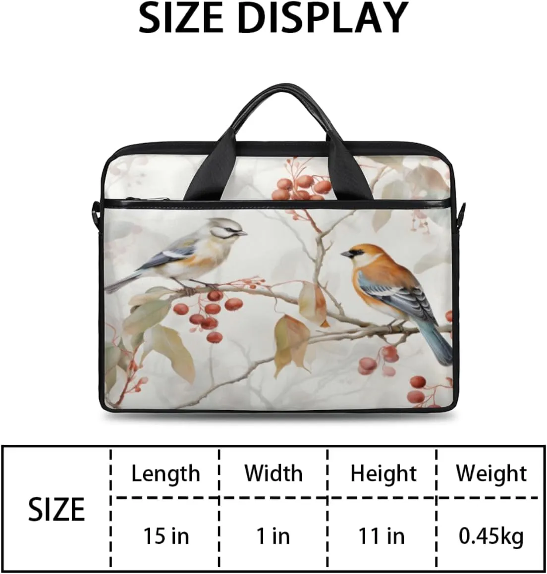 Laptop Bag Case Shoulder Messenger Carrying Bag 13 14 15 Inch Waterproof Computer Sleeve Cover