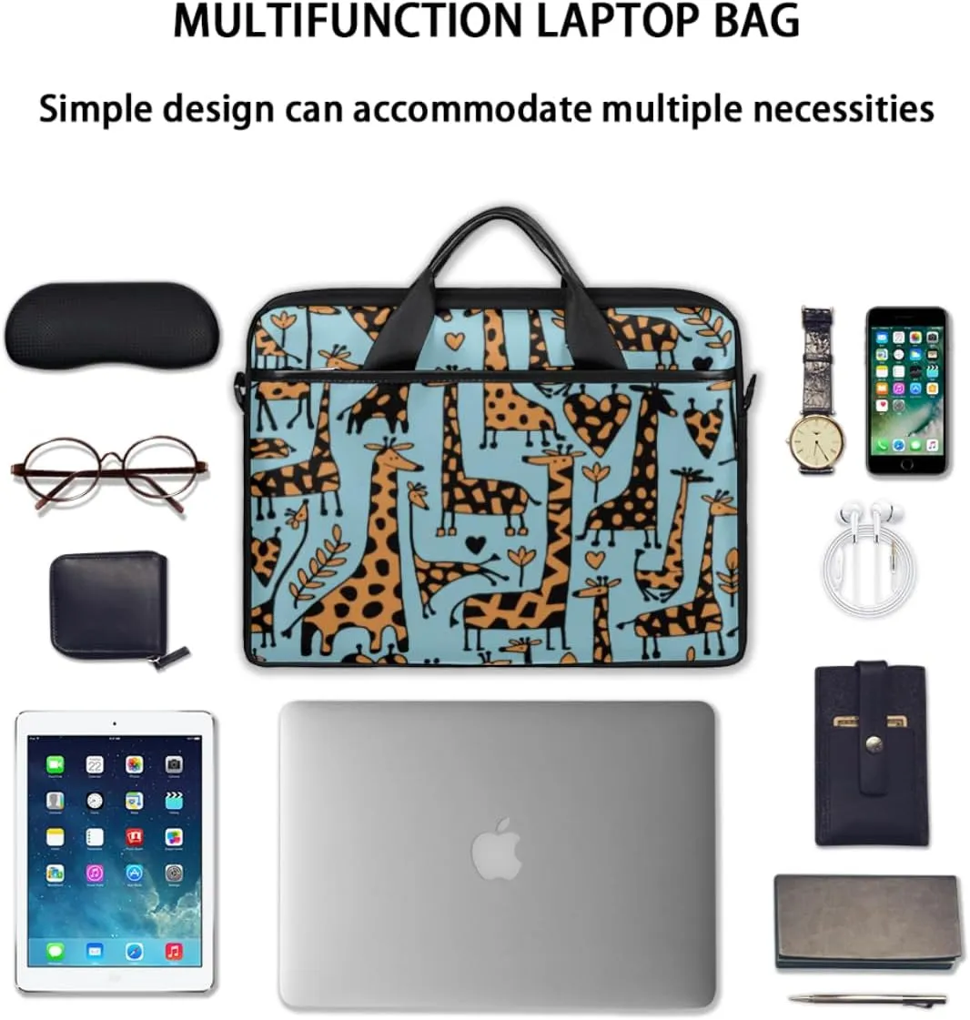 Laptop Bag Case Shoulder Messenger Carrying Bag 13 14 15 Inch Waterproof Computer Sleeve Cover