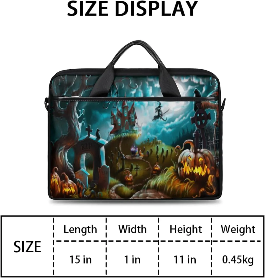 Laptop Bag Case Shoulder Messenger Carrying Bag 13 14 15 Inch Waterproof Computer Sleeve Cover