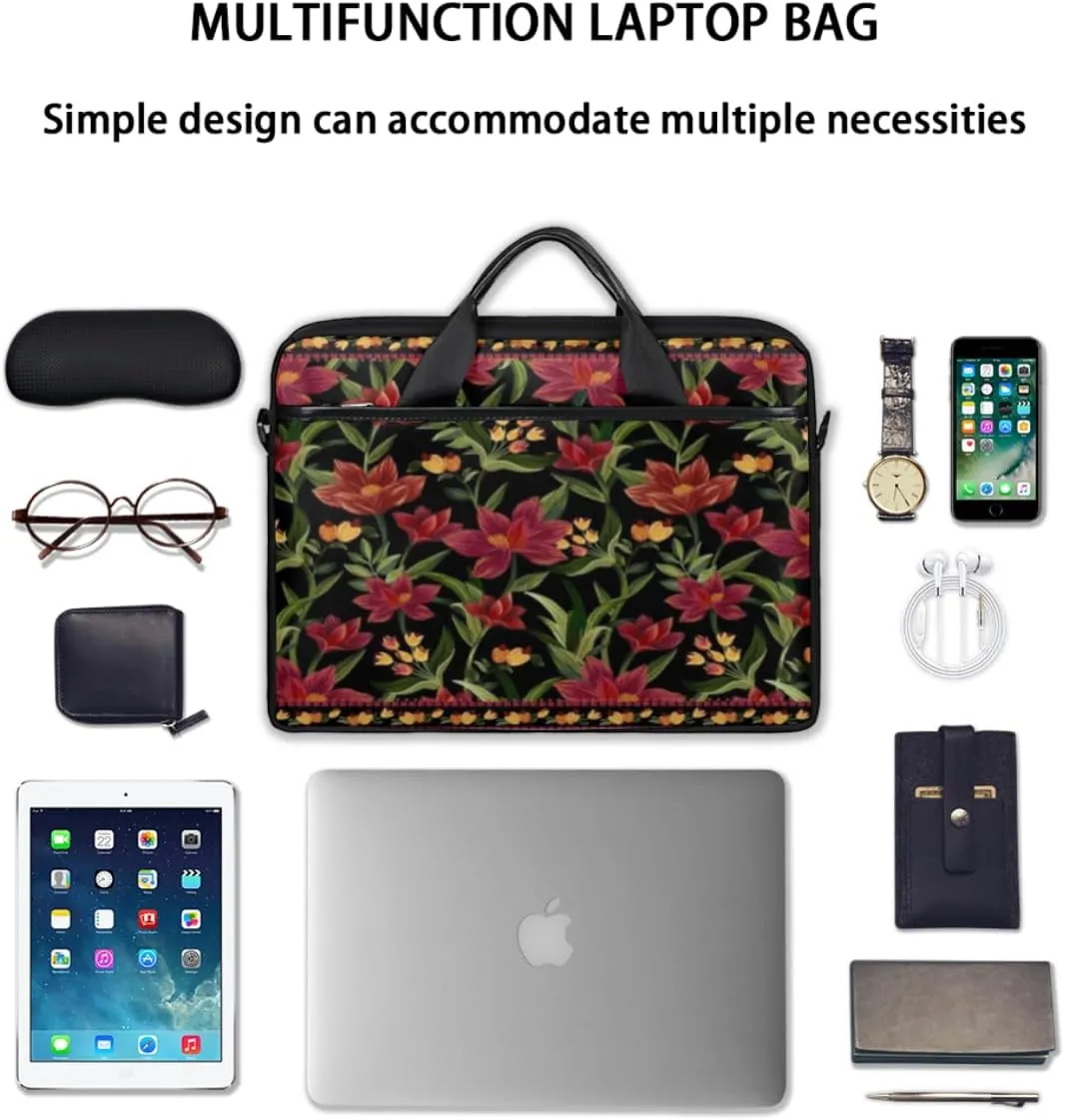 Laptop Bag Case Shoulder Messenger Carrying Bag 13 14 15 Inch Waterproof Computer Sleeve Cover