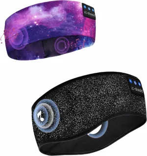 LC-dolida Headband Headphones Bluetooth 5.2 Headband, Sleep Headphones with Ultra-Thin HD Stereo Speaker, Sleep Headband Earphones Wireless for Workout Yoga Insomnia Running Meditation Gifts