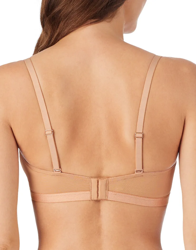 Le Mystere Modern Mesh Strapless Bandeau Bra 7284