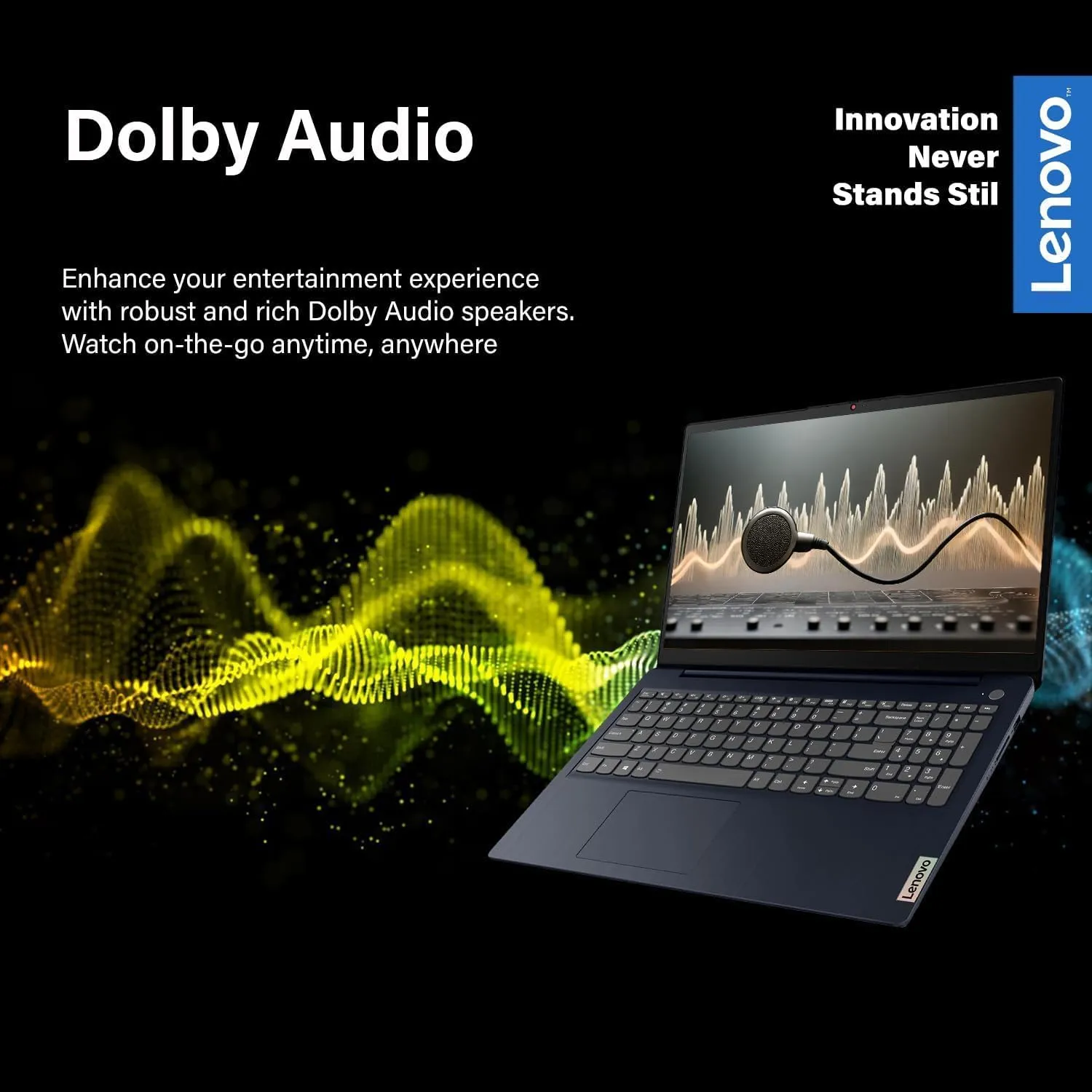 Lenovo 15.6" IdeaPad Laptop | 36GB RAM | Dual Storage: 2TB SSD   128GB eMMC | 1-Year Microsoft Office 365 | Wi-Fi 6 | USB-C | Intel Dual-Core CPU | HD Display | Windows 11 | w/WOWPC Recovery USB