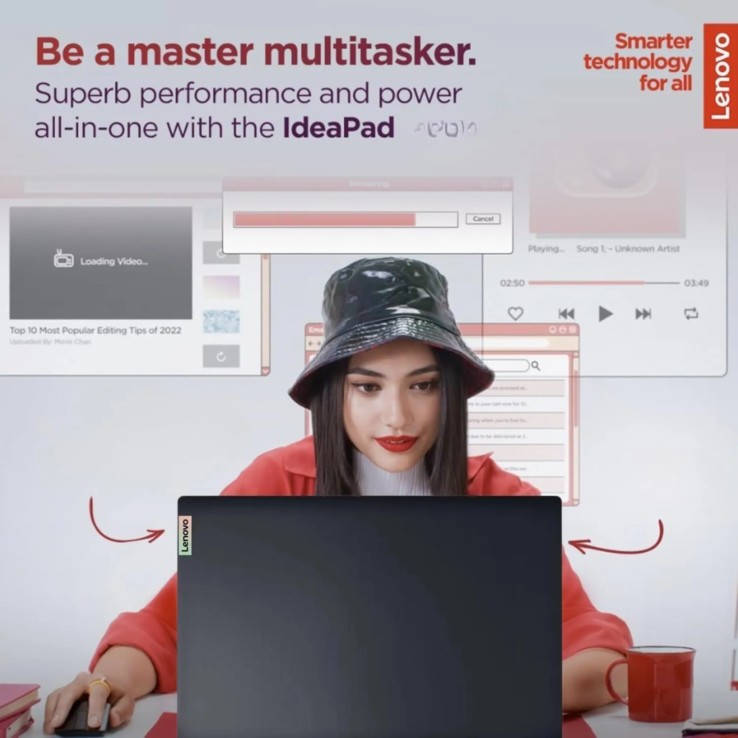 Lenovo 15.6" IdeaPad Laptop | 36GB RAM | Dual Storage: 2TB SSD   128GB eMMC | 1-Year Microsoft Office 365 | Wi-Fi 6 | USB-C | Intel Dual-Core CPU | HD Display | Windows 11 | w/WOWPC Recovery USB