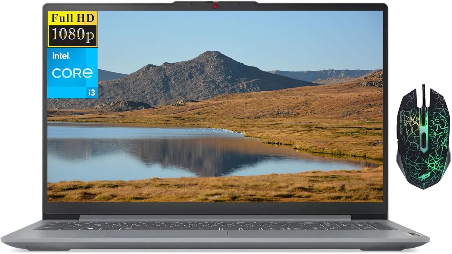 Lenovo IdeaPad Slim 3i Laptop, 15.6" FHD Student Laptops, Intel Core i3-N305, 8GB LPDDR5 RAM, 256GB SSD, Intel UHD Graphics, Webcam, Wi-Fi 6, Bluetooth 5, Windows 11 S, Arctic Grey