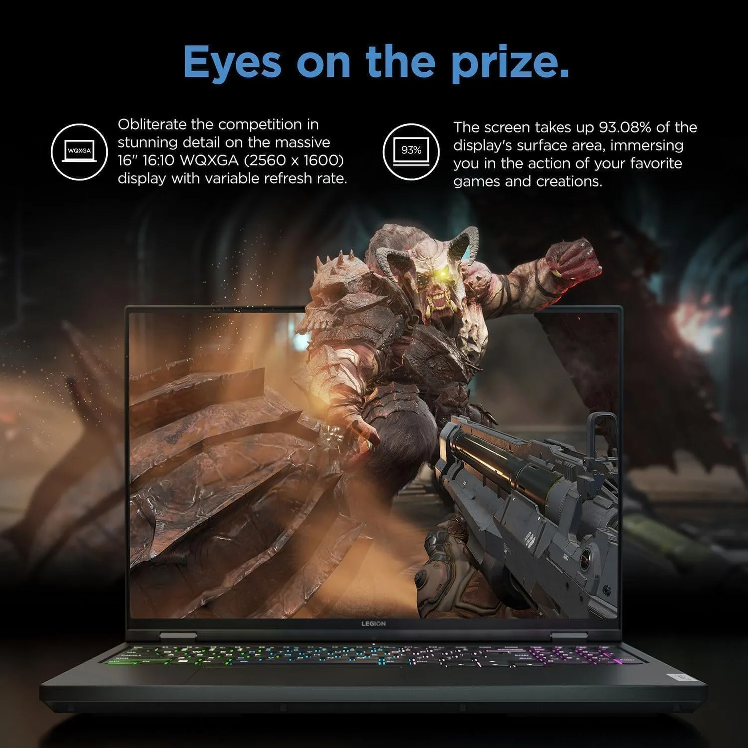 Lenovo Legion Pro 5i Gen 9 Gaming Laptop, 16" WQXGA(2560 x 1600) 240Hz, Intel 24-Core i9-14900HX, GeForce RTX 4070, 64 GB DDR5, 8 TB SSD, 4-Zone RGB Backlit, WiFi 6E, Win 11 Pro, Free Lifetime Office