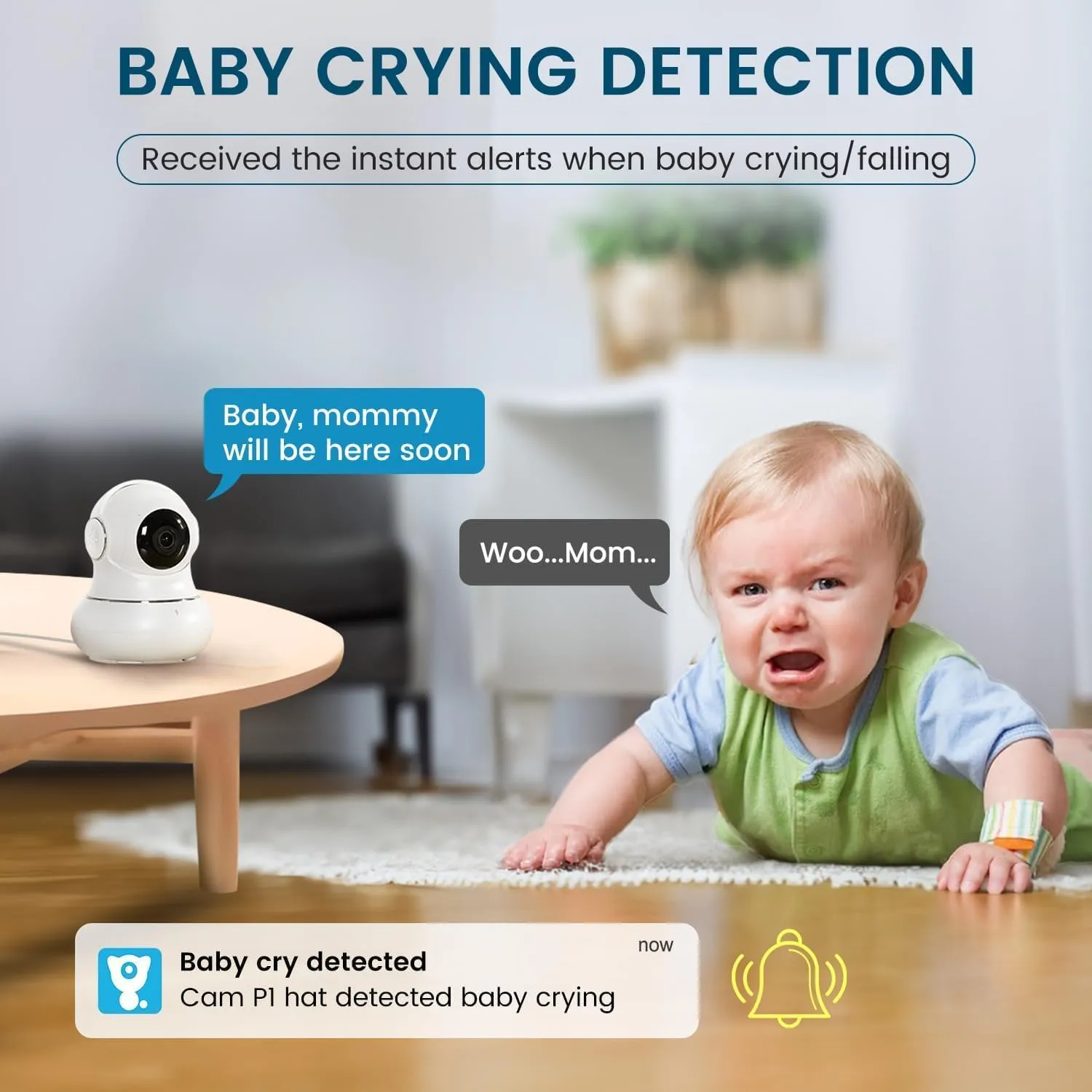 litokam 360 Cameras for Home Security 2K, 2 Pack Indoor Security Camera for Baby/Pet/Nanny with Night Vision, 2.4 GHz Smart WiFi Cam with Motion Detection & Two Way Audio