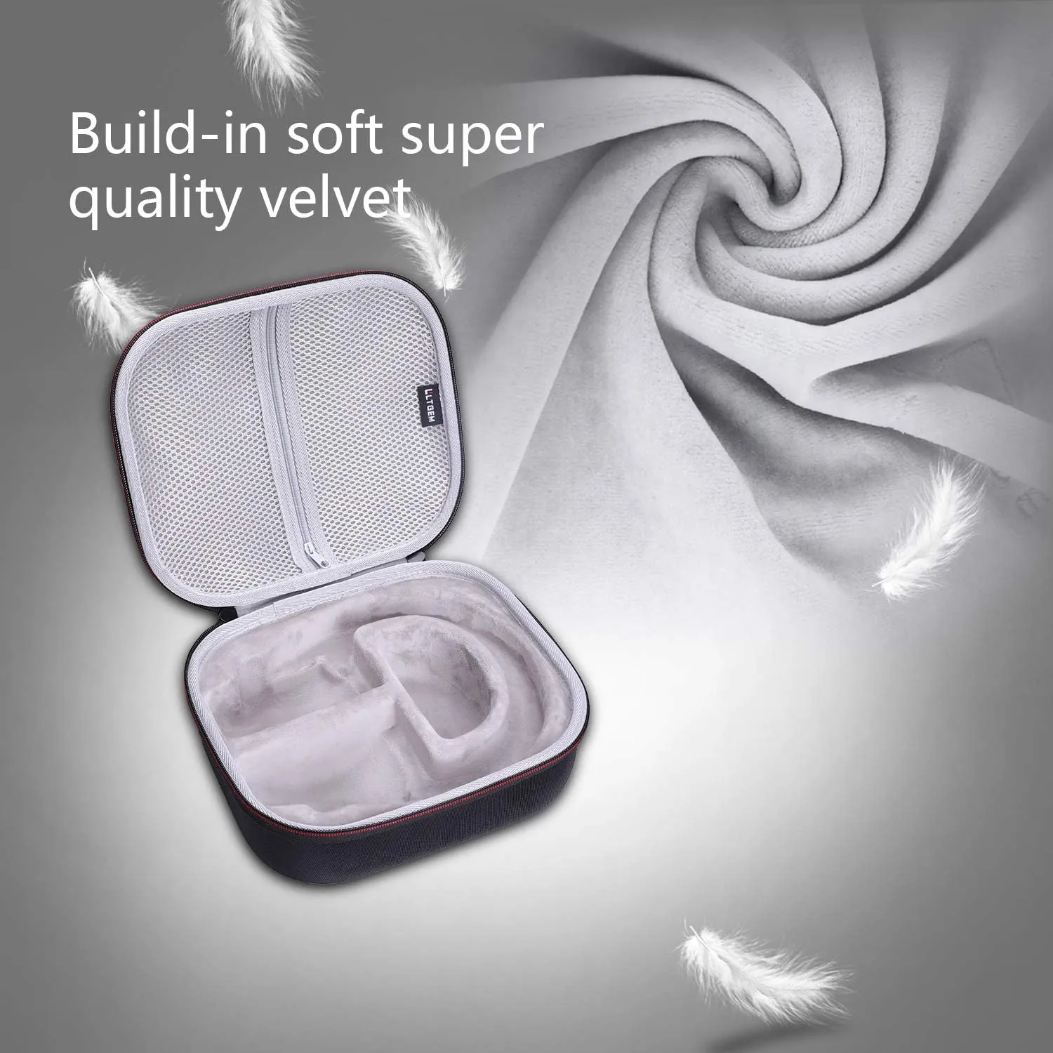 LTGEM Hard Case for JBLQuantum 610/400/ 600 Wireless/JBL Quantum ONE Over Ear Performance Gaming Headset - Travel Protective Carrying Storage Bag