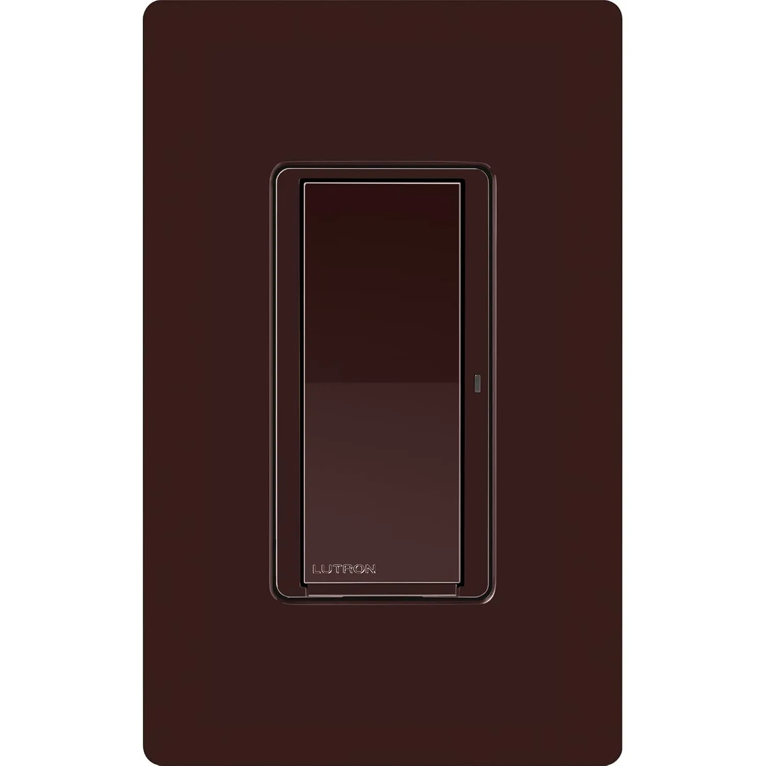 Lutron Claro Smart Switch for Caseta Smart Lighting (Lutron Smart Hub Required), for LED Lights and Fans, 5 Amp, Single-Pole/3-Way, Neutral Required, DVRF-5NS-BR, Brown