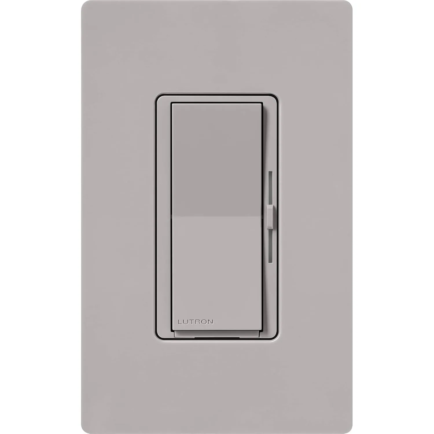 Lutron Diva Smart Dimmer Switch for Caseta Smart Lighting (Lutron Smart Hub Required), for LED Lights, 150 Watt, Single-Pole/3Way, No Neutral Required, DVRF-6L-GR, Gray