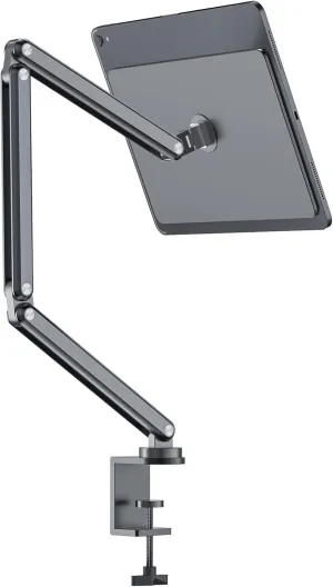 Magnetic Arm Stand Only for iPad Pro 13" M4(2024), Foldable Premium Aluminum Alloy Tablet Mount for Working, Multi-Node Adjustable Portable iPad Holder Desktop Stand