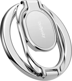 Magnetic Phone Grip Holder Kickstand, Gym Double Adjustable Finger Ring Grip and Stand, Compatible with PopSockets MagSafe Ring Removable for iPhone, Compatible with Magnetic Car Mount
