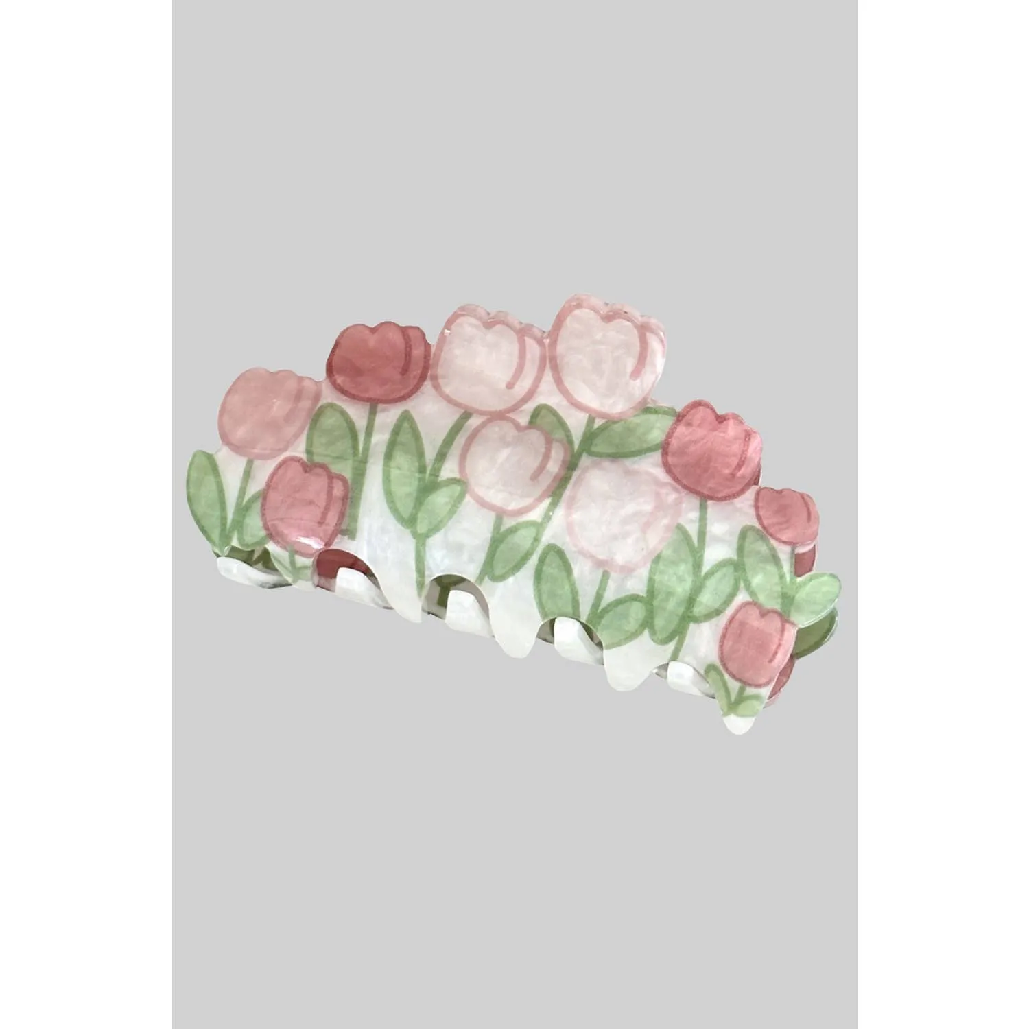 Marbled Tulip Hair Claw