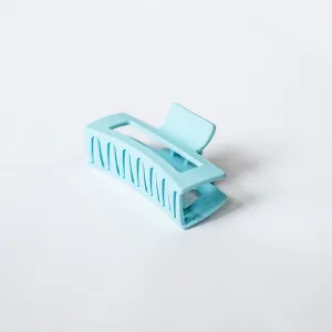 Medium Square Claw Clip (Matte Powder Blue)