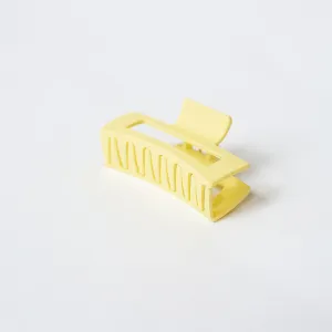 Medium Square Claw Clip (Matte Sunny Yellow)
