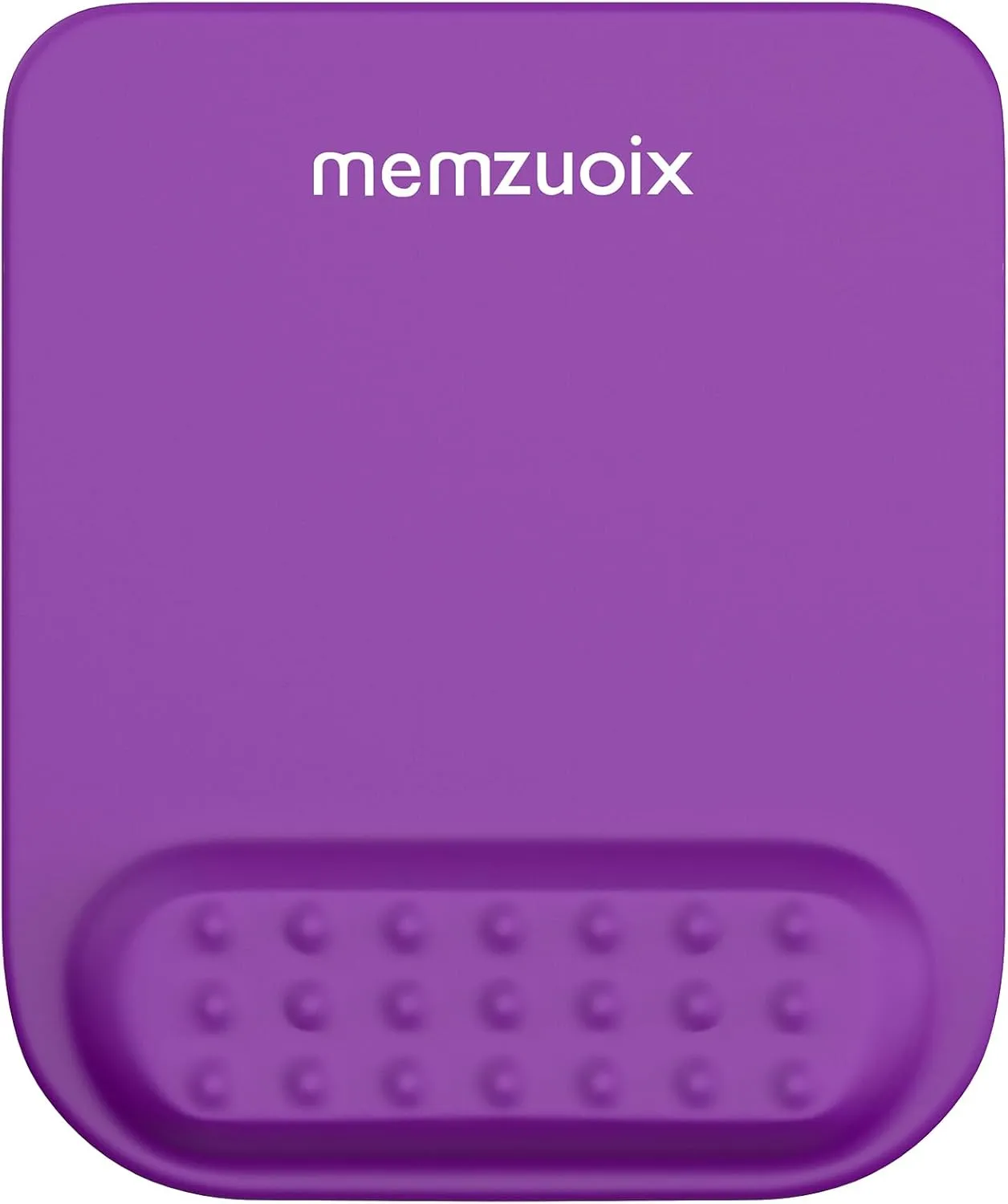 memzuoix Purple Ergonomic Mouse Pad with Wrist Rest Support,Premium Memory Foam Cushioning for Pain Relief, Non-Slip PU Base - Perfect for Laptop, Computer, and Home Office