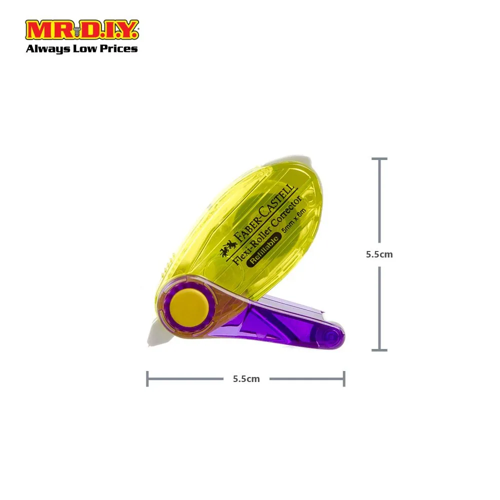 (MR.DIY) FABER-CASTELL Flexi-Roller Corrector (5.5cm x 5.5cm)