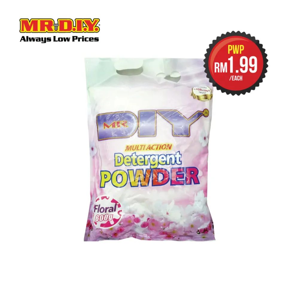 (MR.DIY) Floral Detergent Powder  (600g)