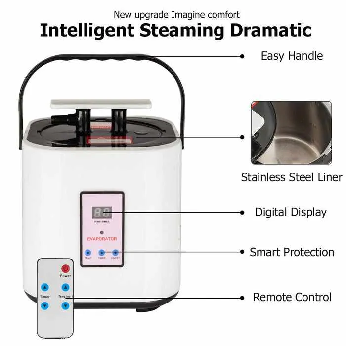 Personal Portable Home Indoor Steam Sauna Kit