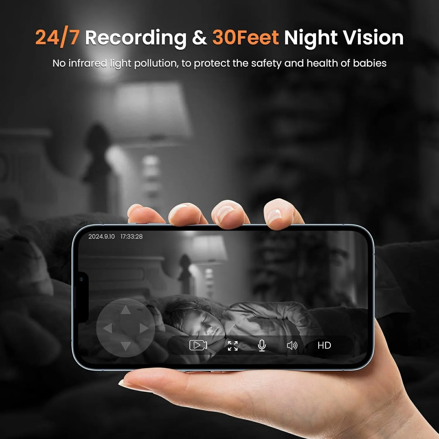 Pet Camera 360 Home Security Cameras with 2-Way Audio,Night Vision,Motion Detection,Dog Camera with Phone app,Pan/Tilt,Cloud & SD Card Storage,Compatible with Alexa/Google Home,2.4GHz WiFi,4 Pack