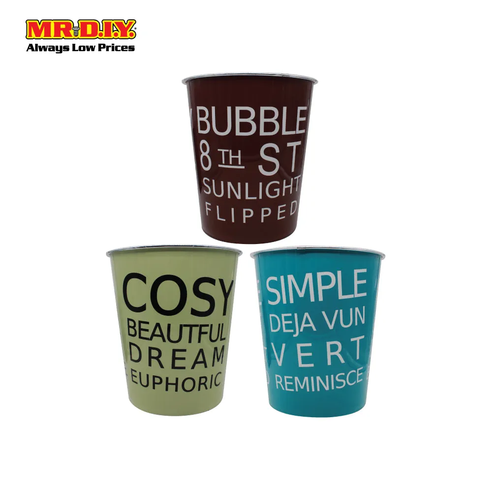 PP Paper Dustbin With Print