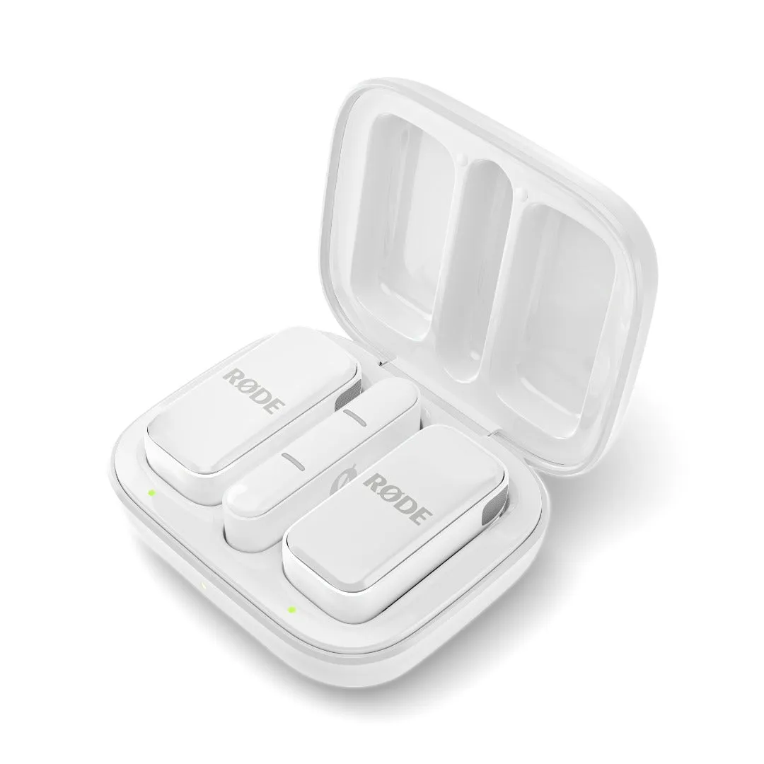 RODE Wireless Micro Ultra-Compact Digital Wireless Microphone System (USB-C, White)