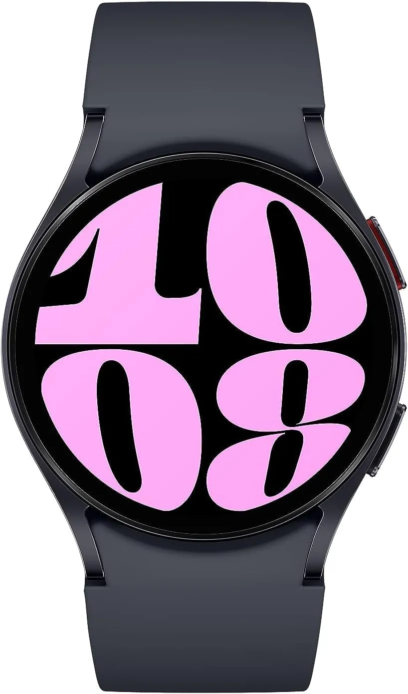 SAMSUNG Galaxy Watch 6 (40mm, WiFi   4G LTE) 1.3" Super AMOLED Smartwatch GPS Bluetooth, Fully Unlocked w/Sleep Coaching, Water Resistant, BP Monitor R935U (w/Fast Charger Cube, Graphite) (Renewed)