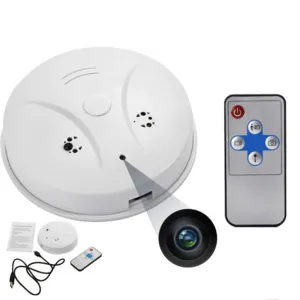 Smoke Detector Surveillance Security Camera with High Definition DVR Recorder and Remote Control