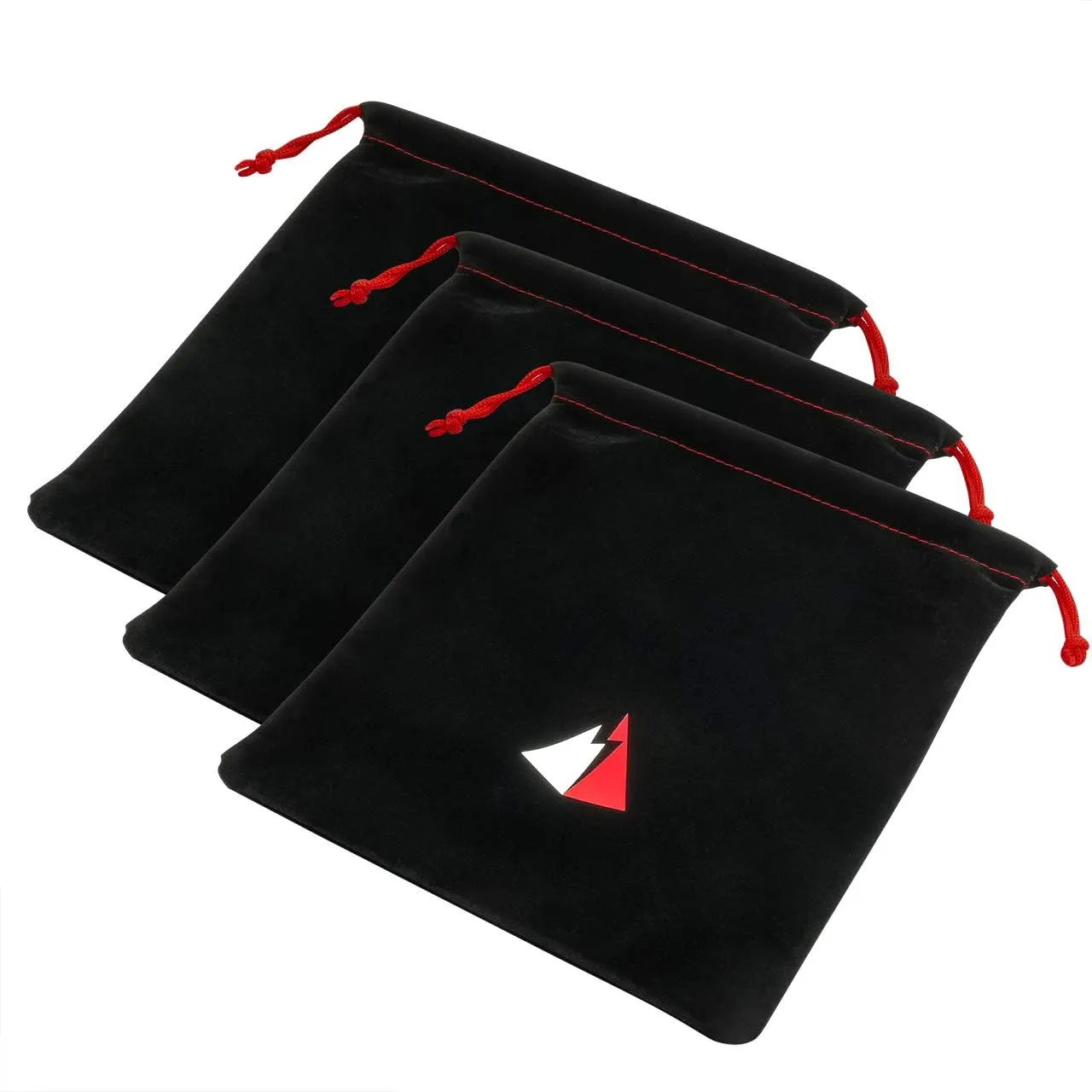 TXEsign Pack of 3 Universal Headphone Protection Pouch Bag 11 x 9.25 in (Large)