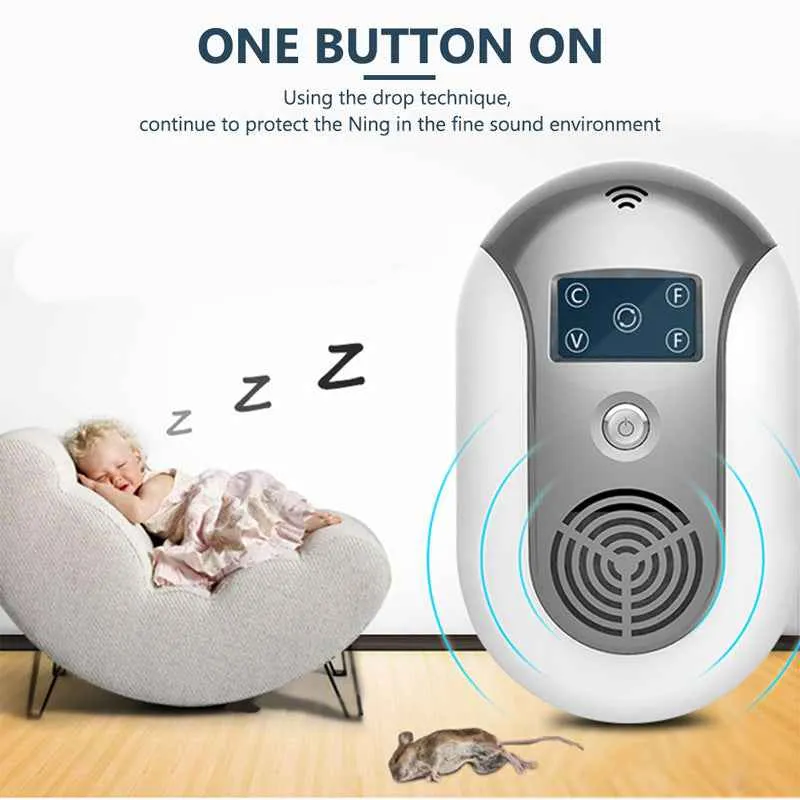 Ultrasonic Pest Repeller - Get Rid Of Pests In 48 Hours
