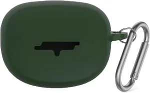 [Upgrade] HXFRTYU Case Compatible with Bose Ultra Open Earbuds, Soft Silicone Shockproof Protective Cover with Carabiner Accessories (Green)