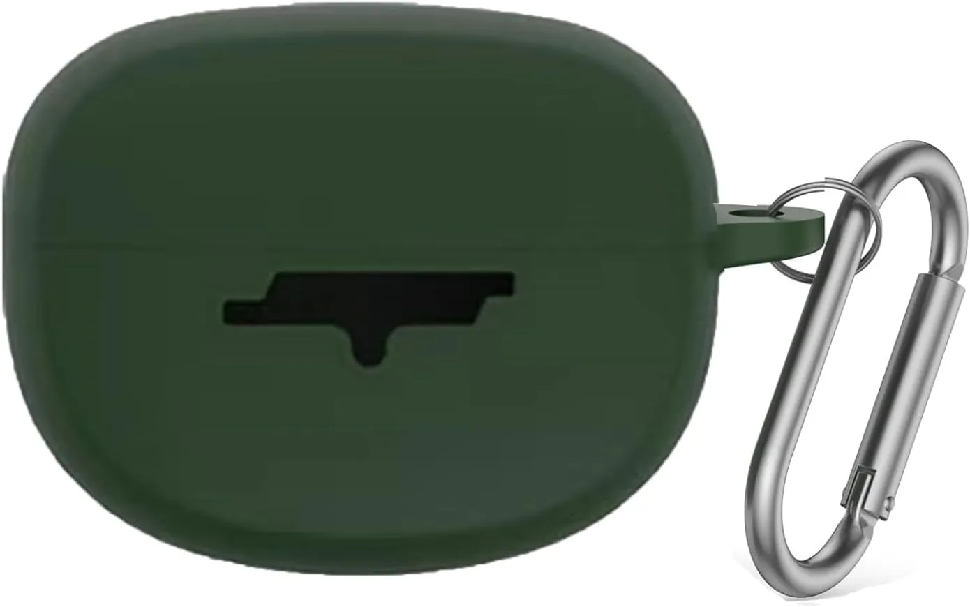 [Upgrade] HXFRTYU Case Compatible with Bose Ultra Open Earbuds, Soft Silicone Shockproof Protective Cover with Carabiner Accessories (Green)
