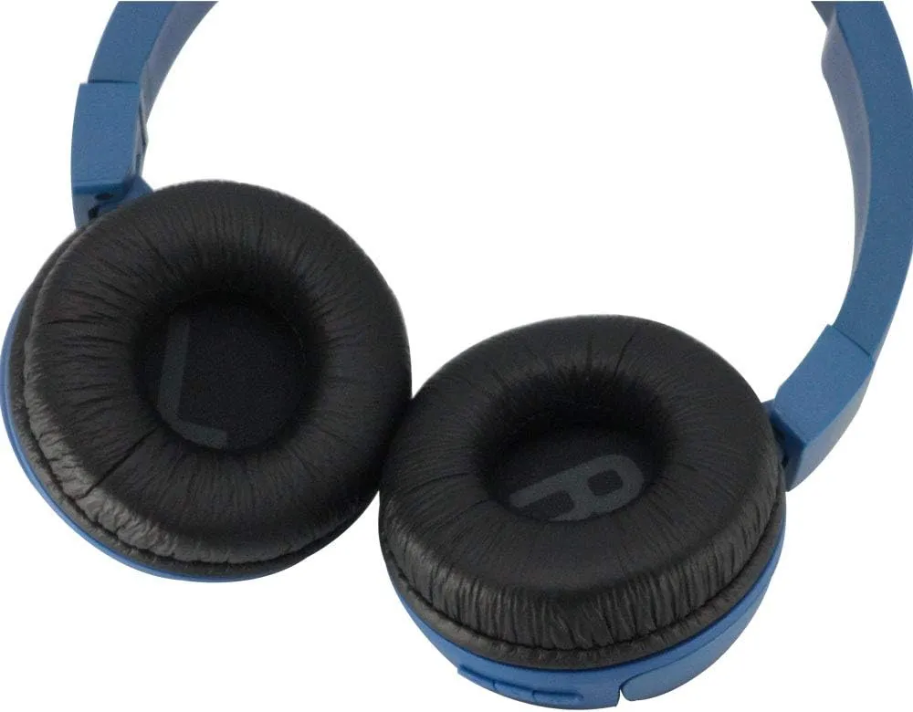 VEKEFF Tune600 Earpads Replacement Ear Cushions Pad Covers for JBL T500BT T450 T450BT JR300BT Headphone Headset 70mm EarPads (Blue)