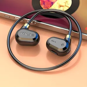 Wireless Headphones Bluetooth Bones Conduction Headphones Bluetooth 5.3 Open-Ear Sports Headphones With Mic 8H Usetime Waterproofs Wireless Headset For Running Cycling Driving Gym Headphones