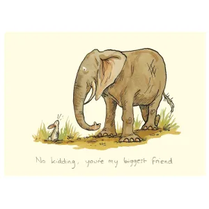 You're My Biggest Friend Card